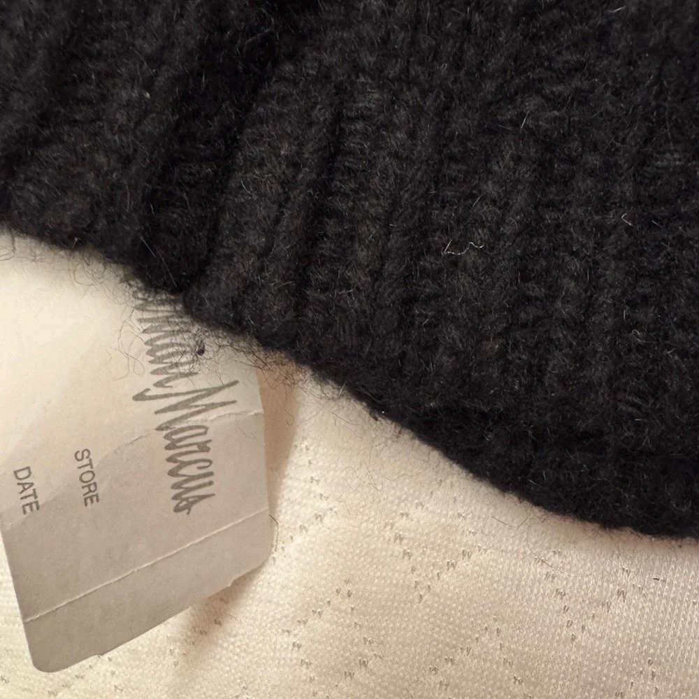 Portolano Classic Black Kids Knit Hat